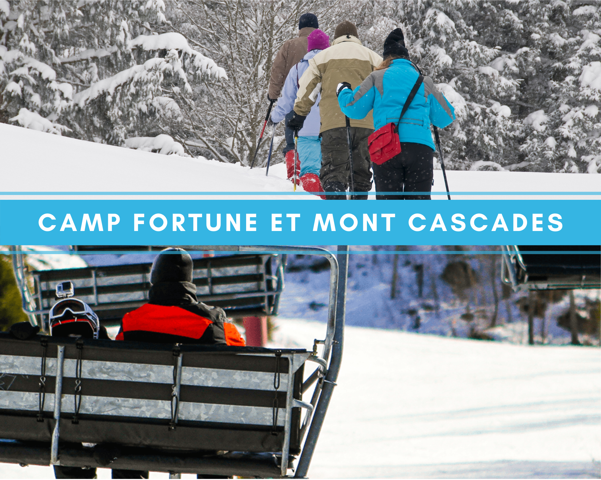 Auberge Tom B&B - Activités hivernales en Outaouais - raquette à Ski Camp Fortune et Ski Mont-Cascades