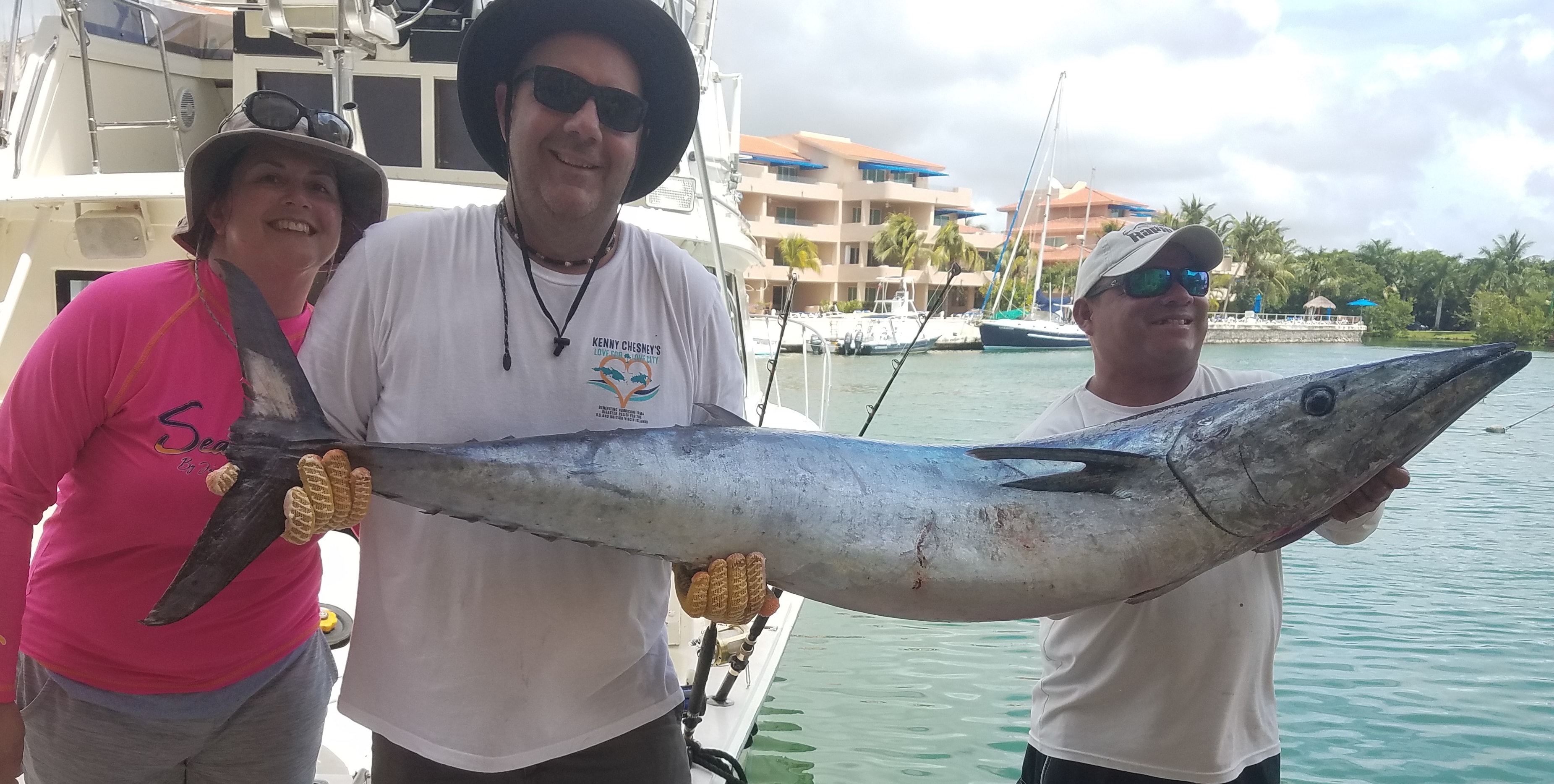 Brad With An 80 lb Wahoo