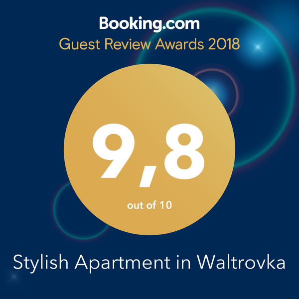 Guest Review Awards 2018 - Stylish Apartment in Waltrovka