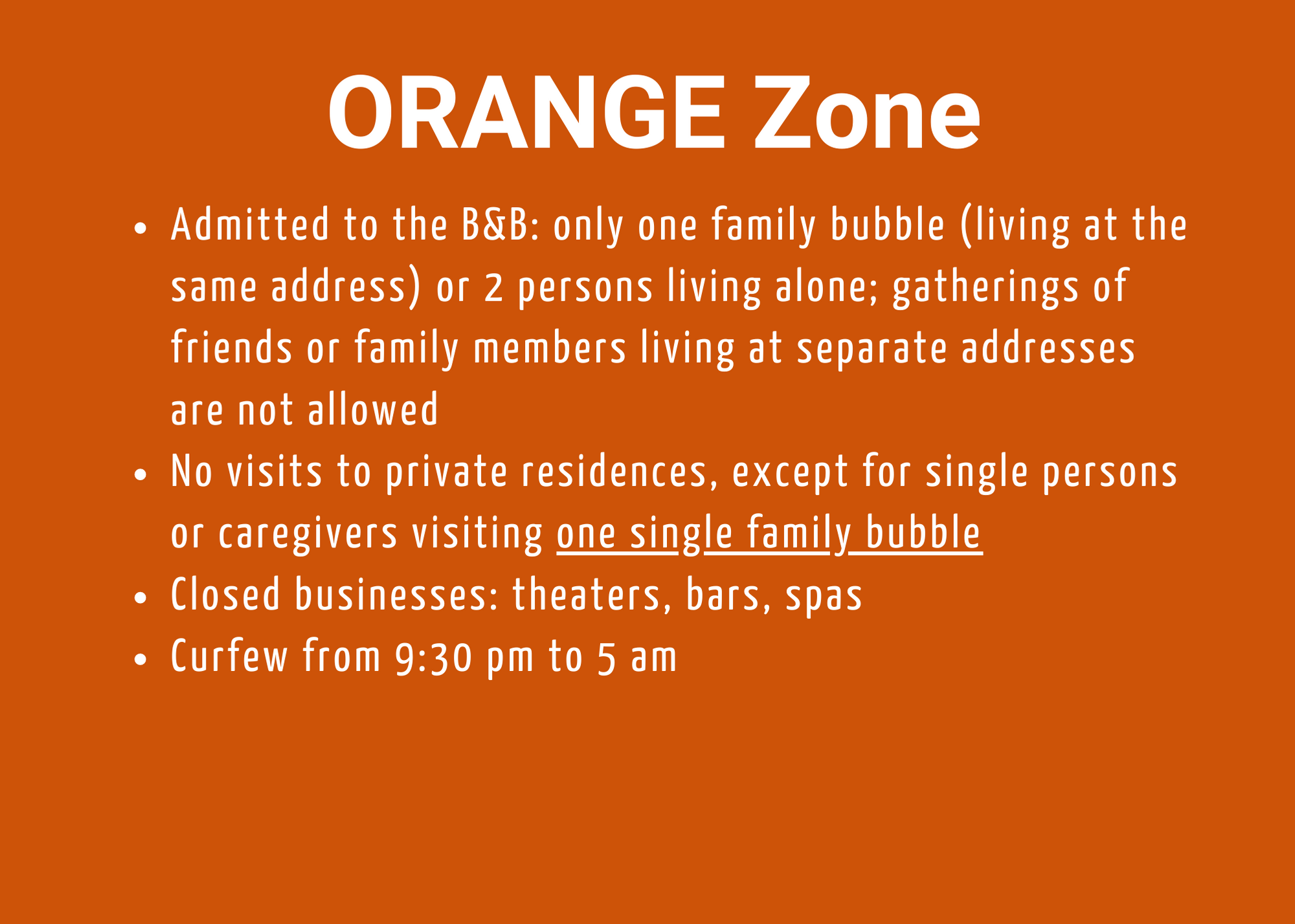 Auberge Tom B&B - Orange Zone