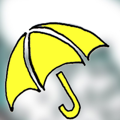 Rainy day in Carmarthen Town