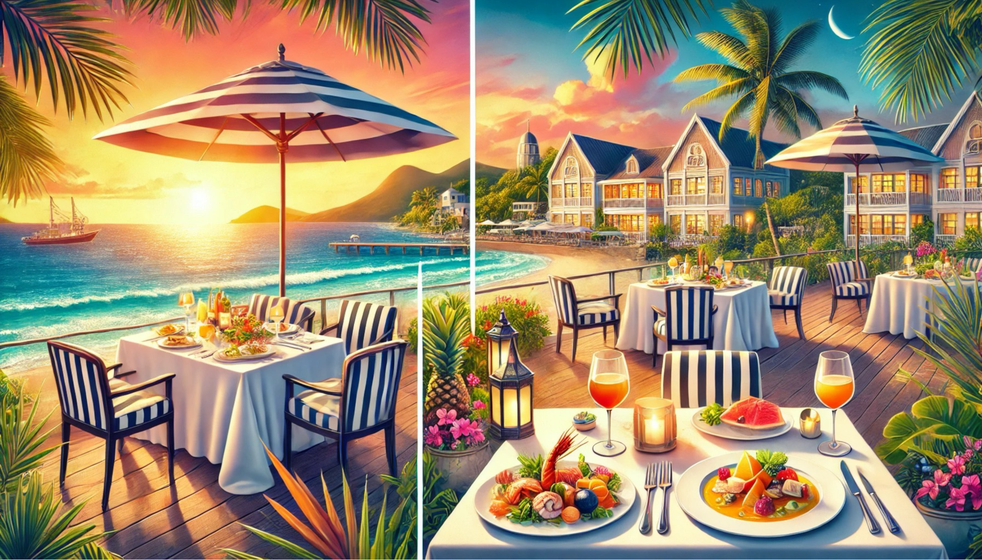 Elegant Beachfront Dining in St. Maarten and St. Martin: A Culinary Paradise by the Sea