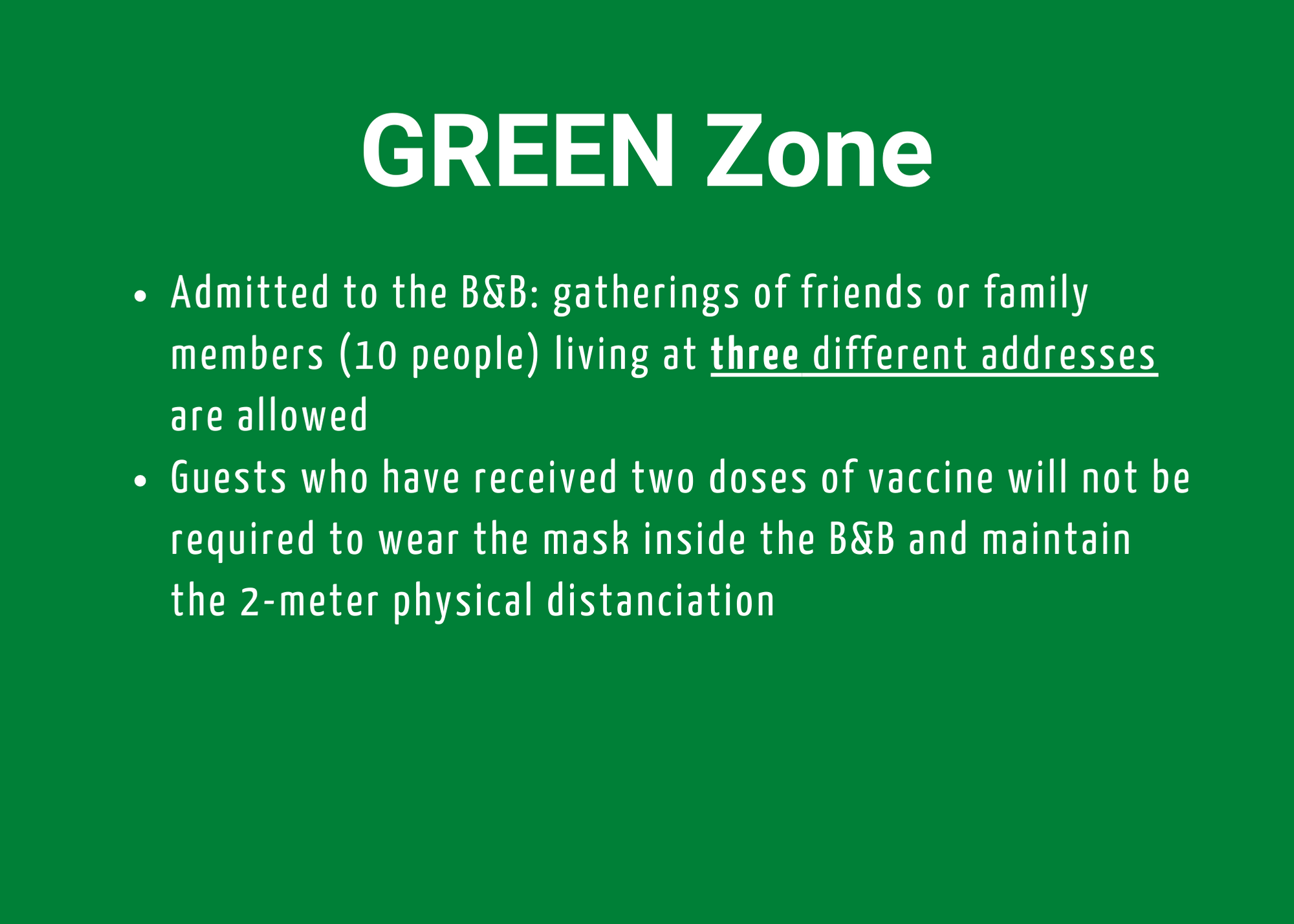 Auberge Tom B&B - Green Zone Auberge Tom B&B - Green Zone