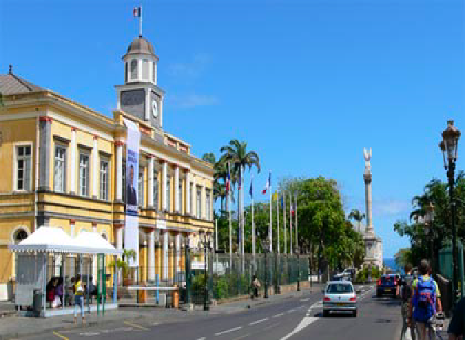 Le centre historique de Saint Denis à 30 minutes de Saint Gilles les Bains et de Les Villas Emmanuel La Réunion