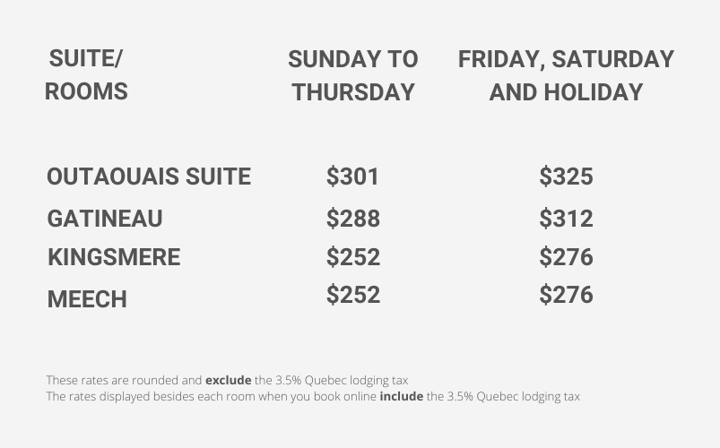 Auberge Tom B&B - Premium Rates High Season
