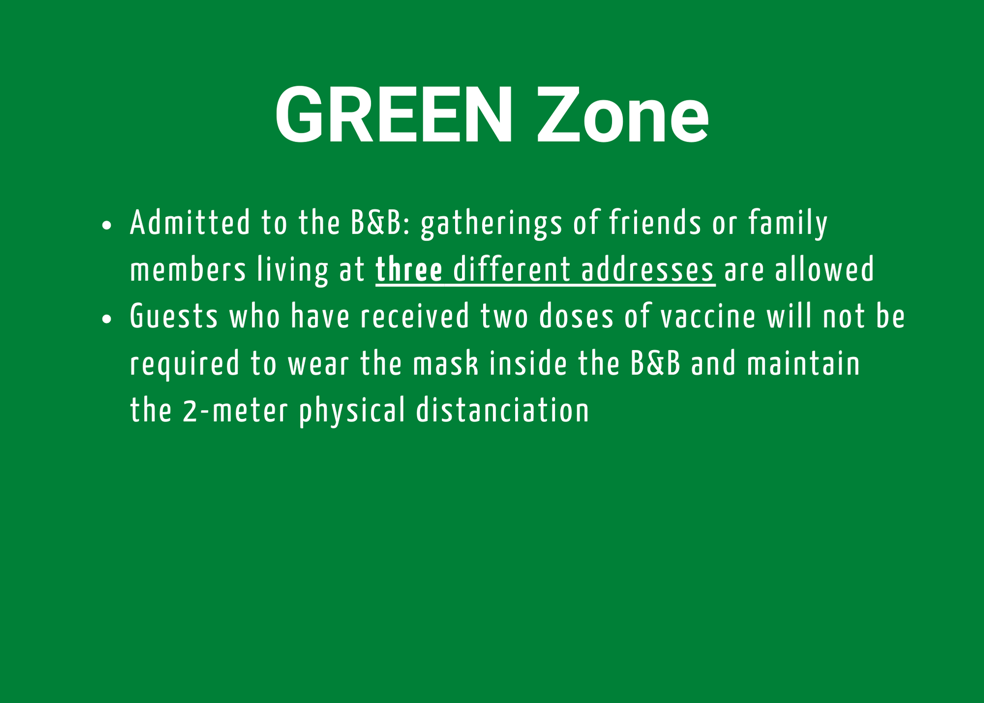 Auberge Tom B&B - Green Zone Auberge Tom B&B - Green Zone