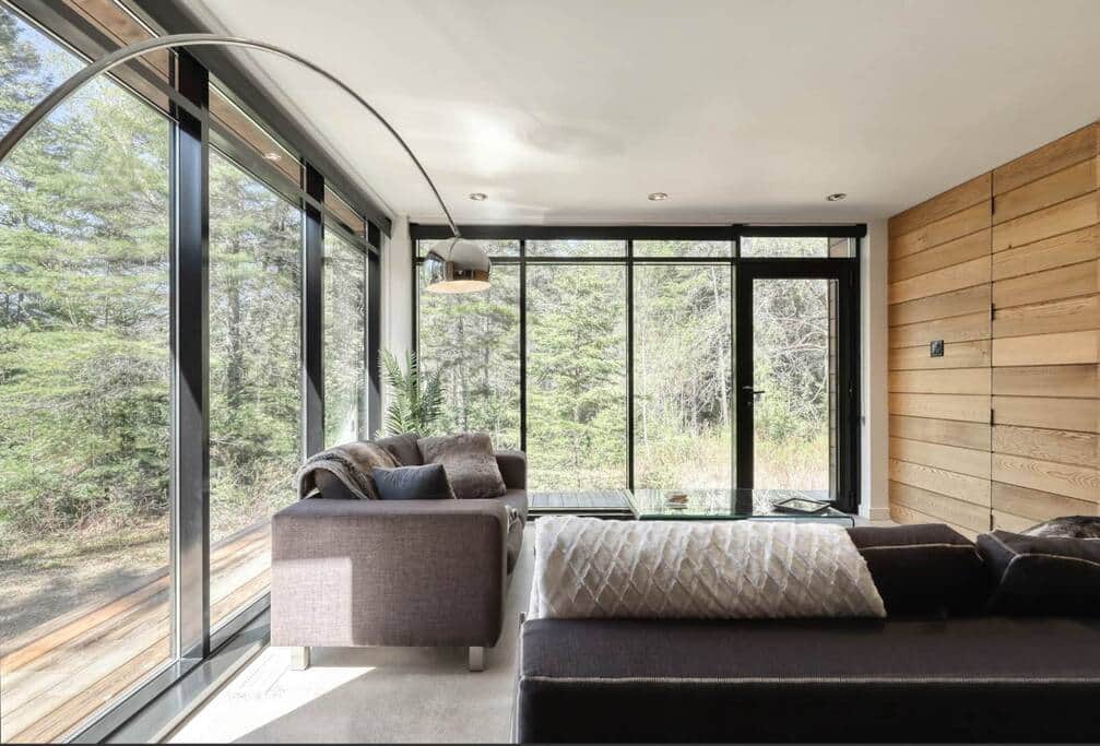 Salon avec un divan-lit