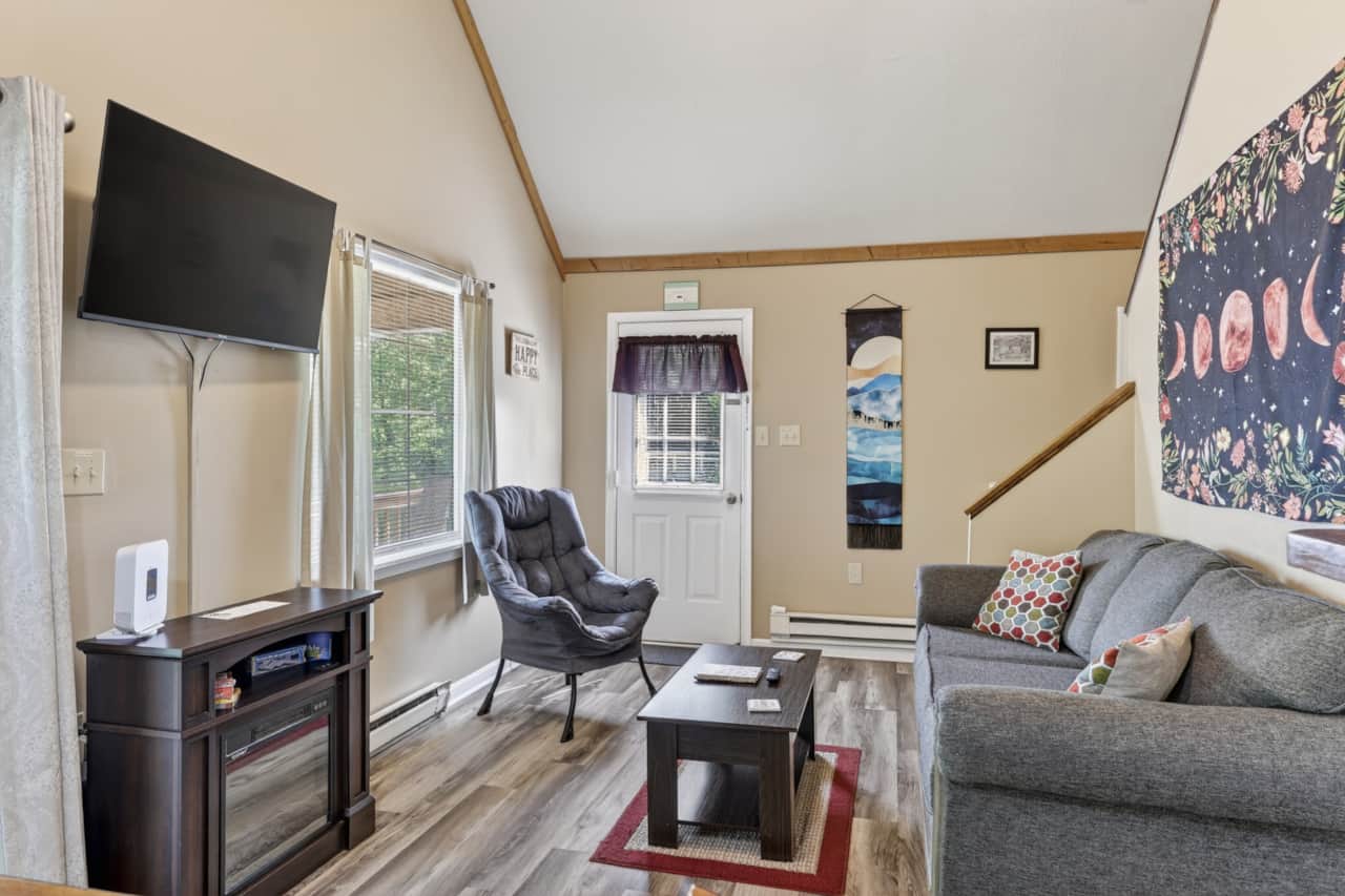 comfortable living room for relaxing or watching TV