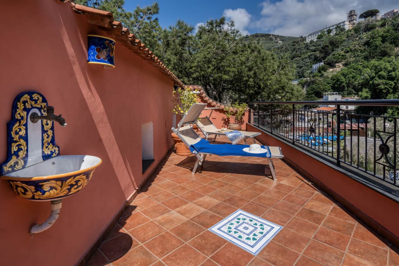 Private terrace. A parasol will be provide during your stay
