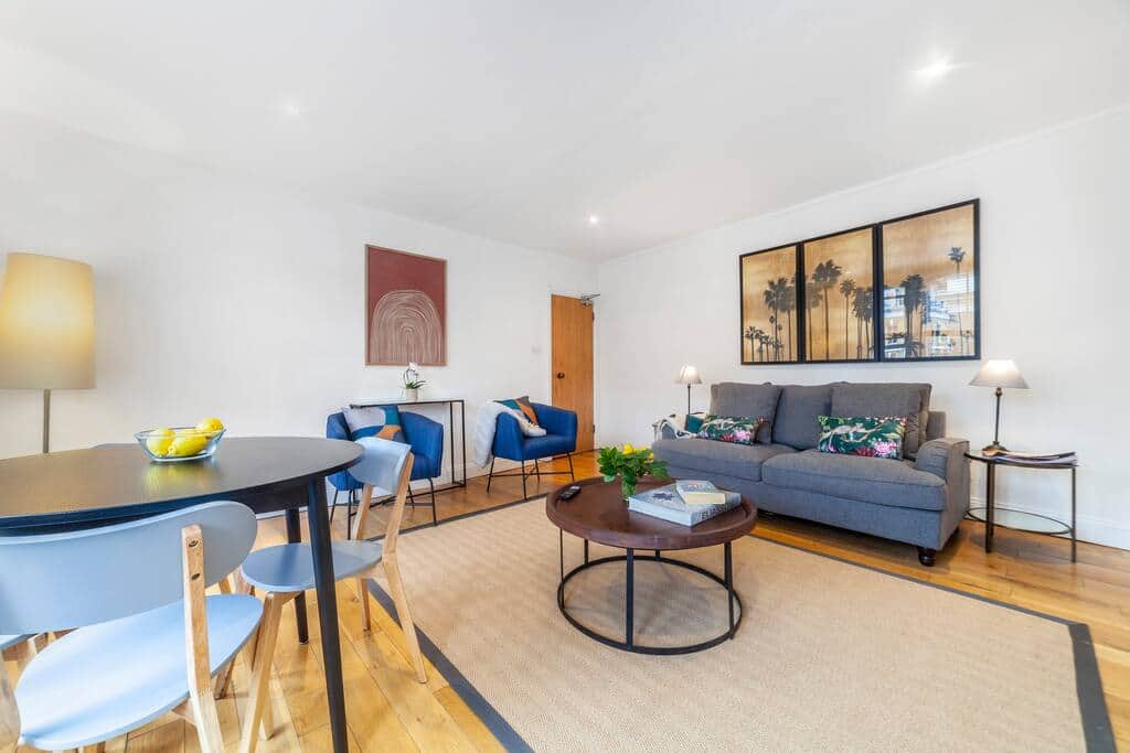 Interior designed living area