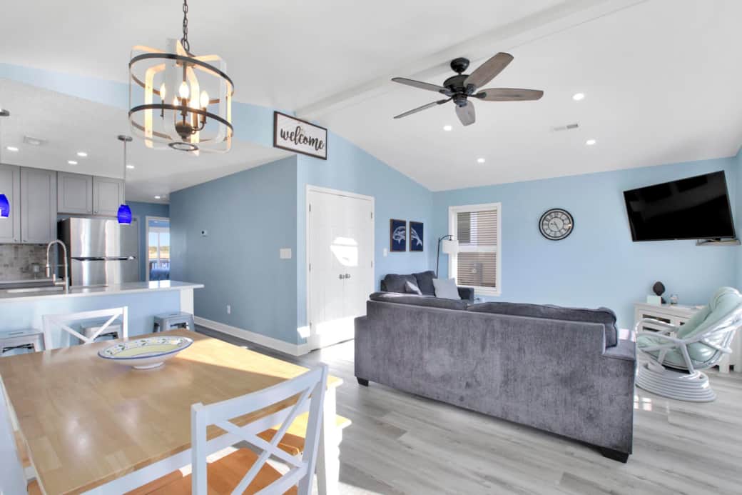 Open concept living area. Open concept living area.