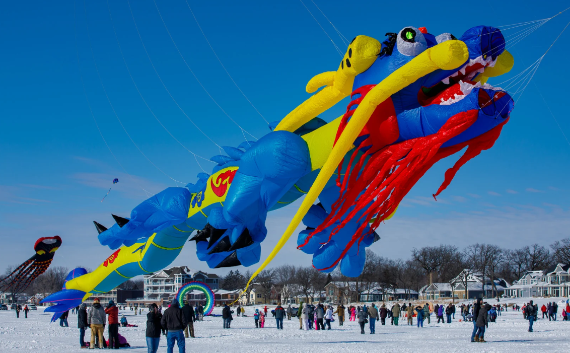 Color the Wind Kite Festival in Clear Lake, Iowa