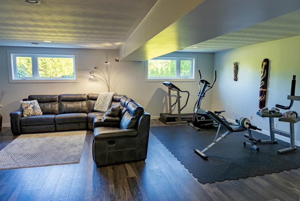Basement Living Room 5 with Gym