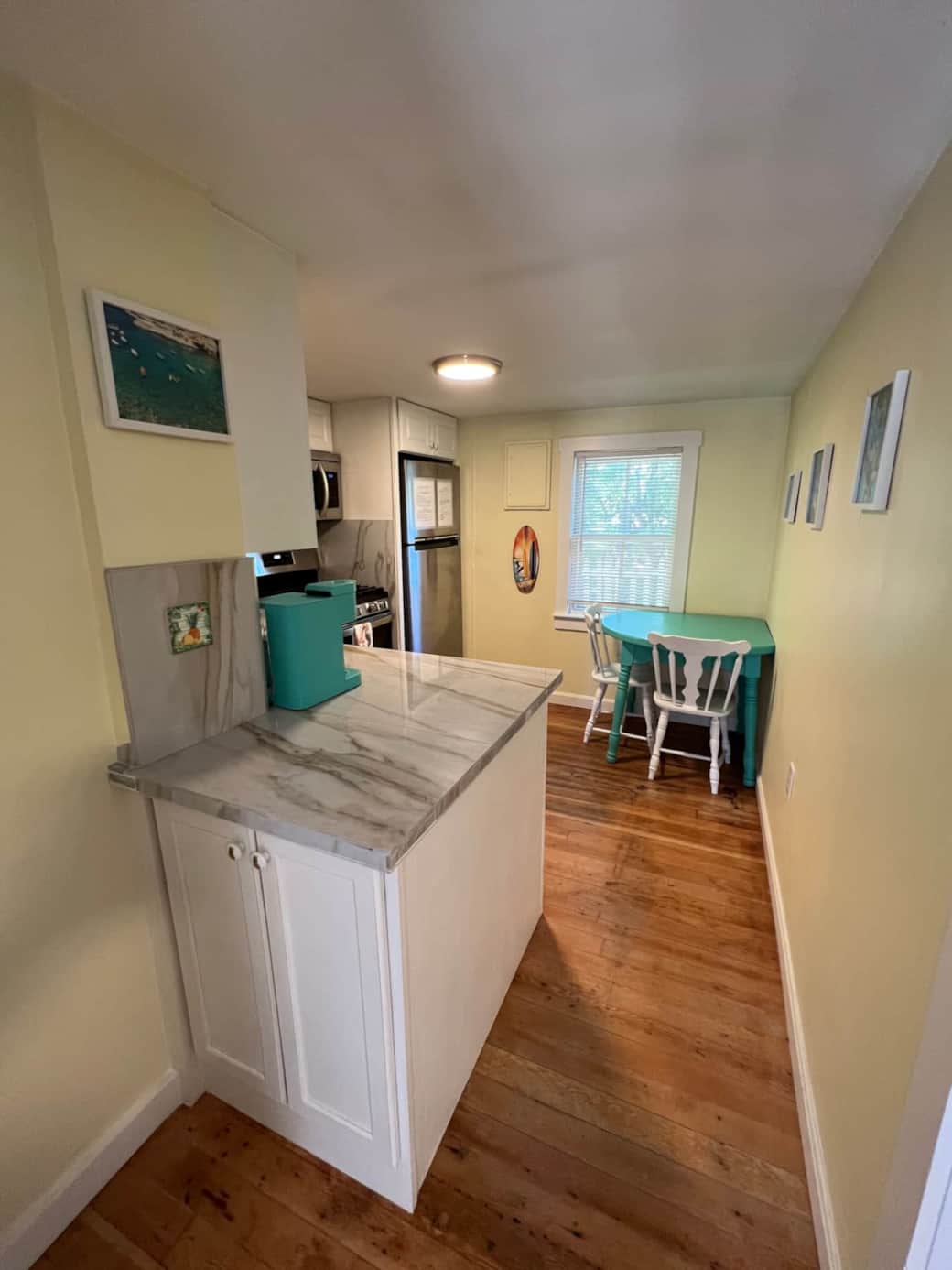 A spacious, eat in kitchen, fully stocked A spacious, eat in kitchen, fully stocked