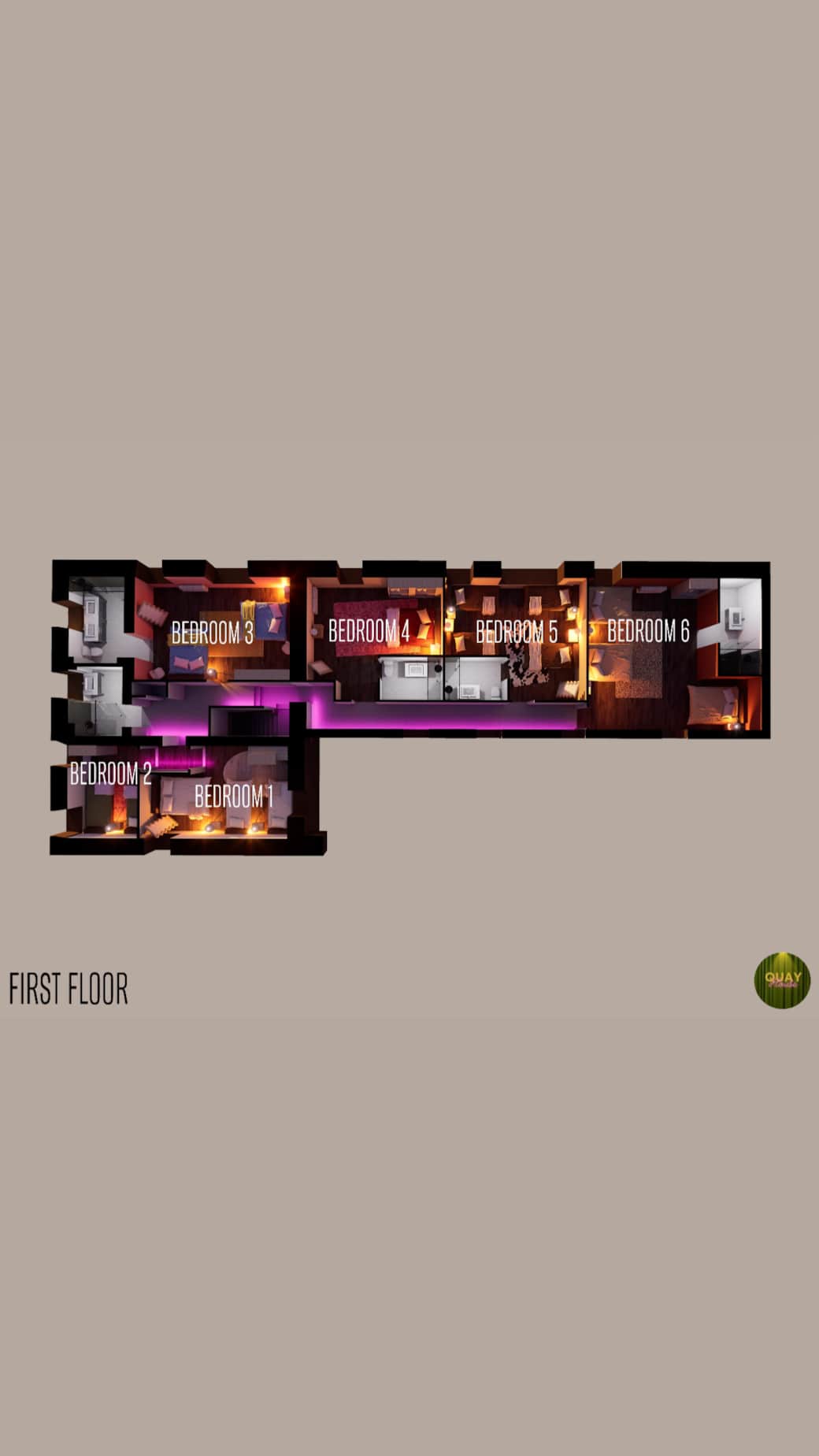 Upstairs Floor Plan Upstairs Floor Plan