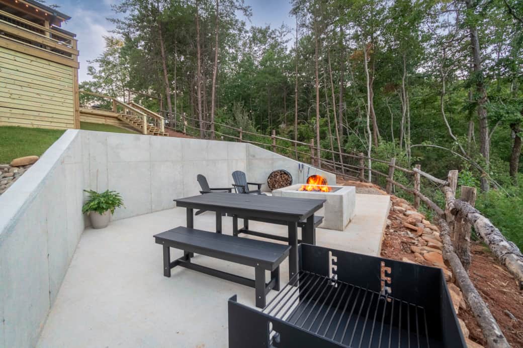 Patio with a Firepit
