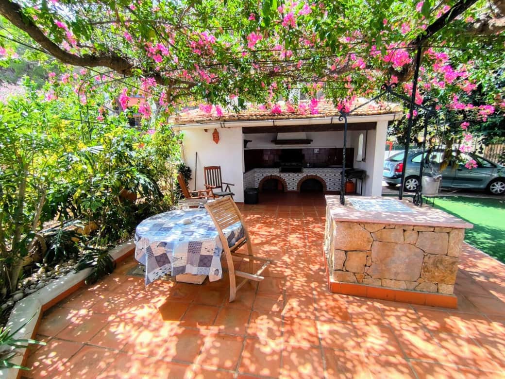 Terraza en verano