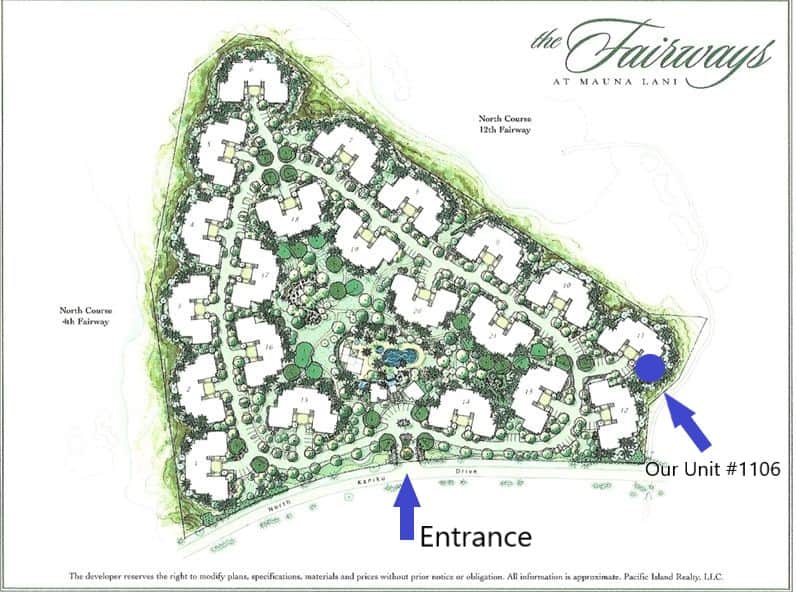 Fairways Mauna Lani property layout Fairways Mauna Lani property layout
