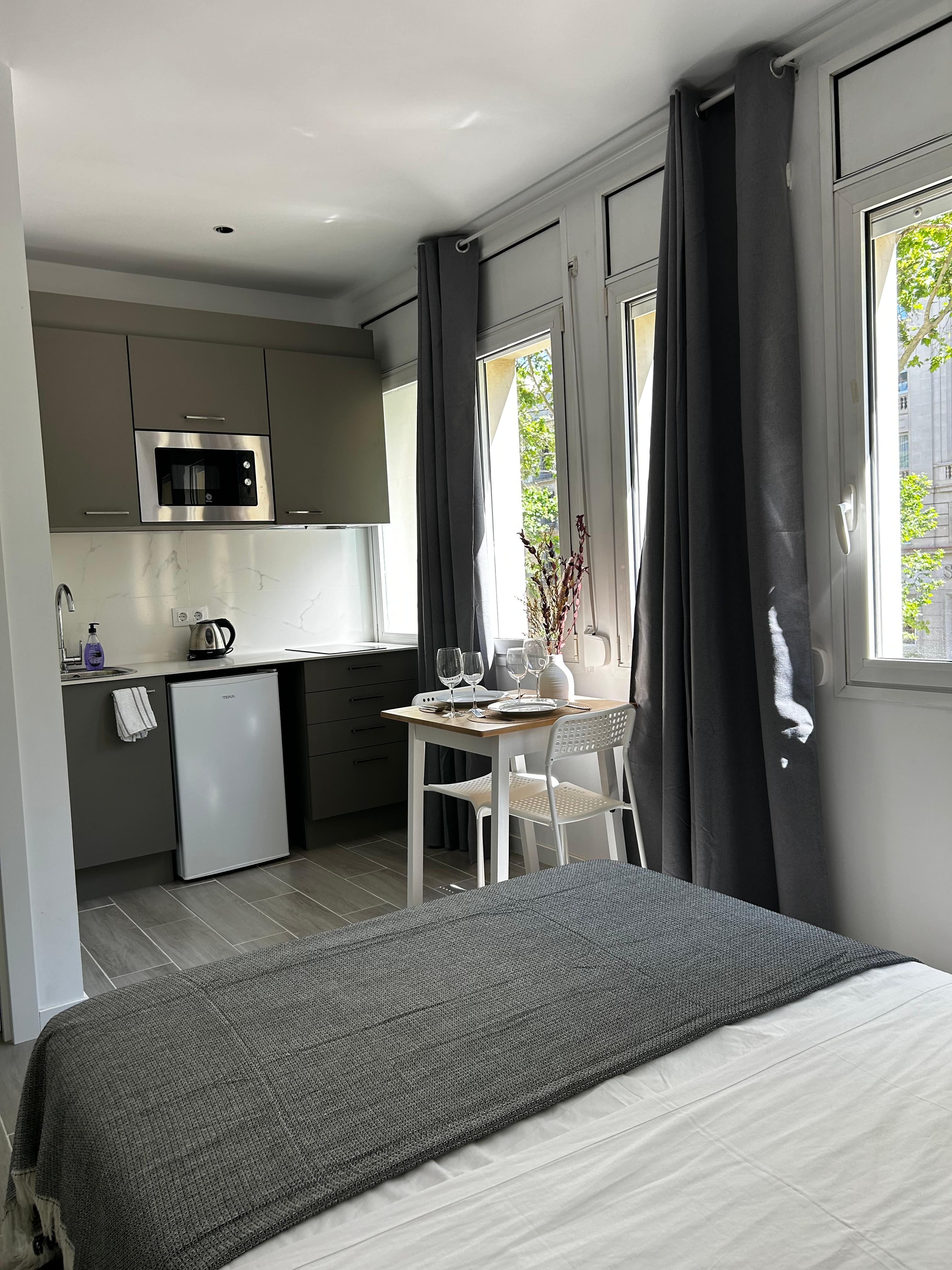 Studio in Plaza Catalunya