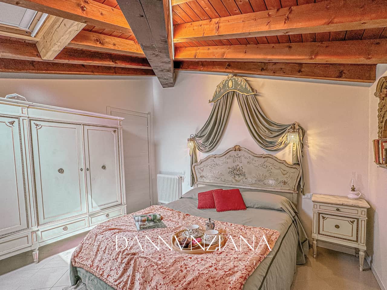 Camera da letto all'antica