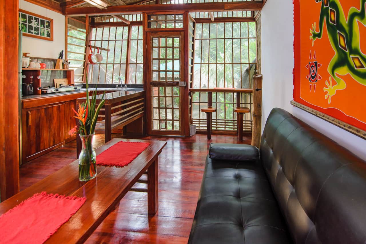 uva blue villas kitchen living area puerto viejo costa rica villa 2