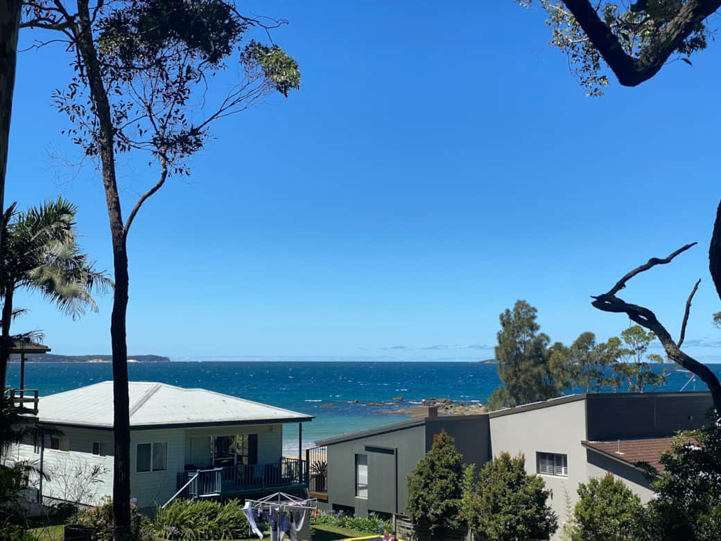 The view from the deck