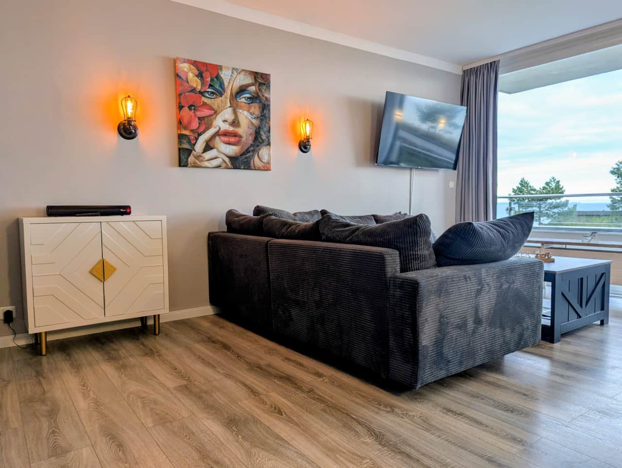 Wohnzimmer Meerblick