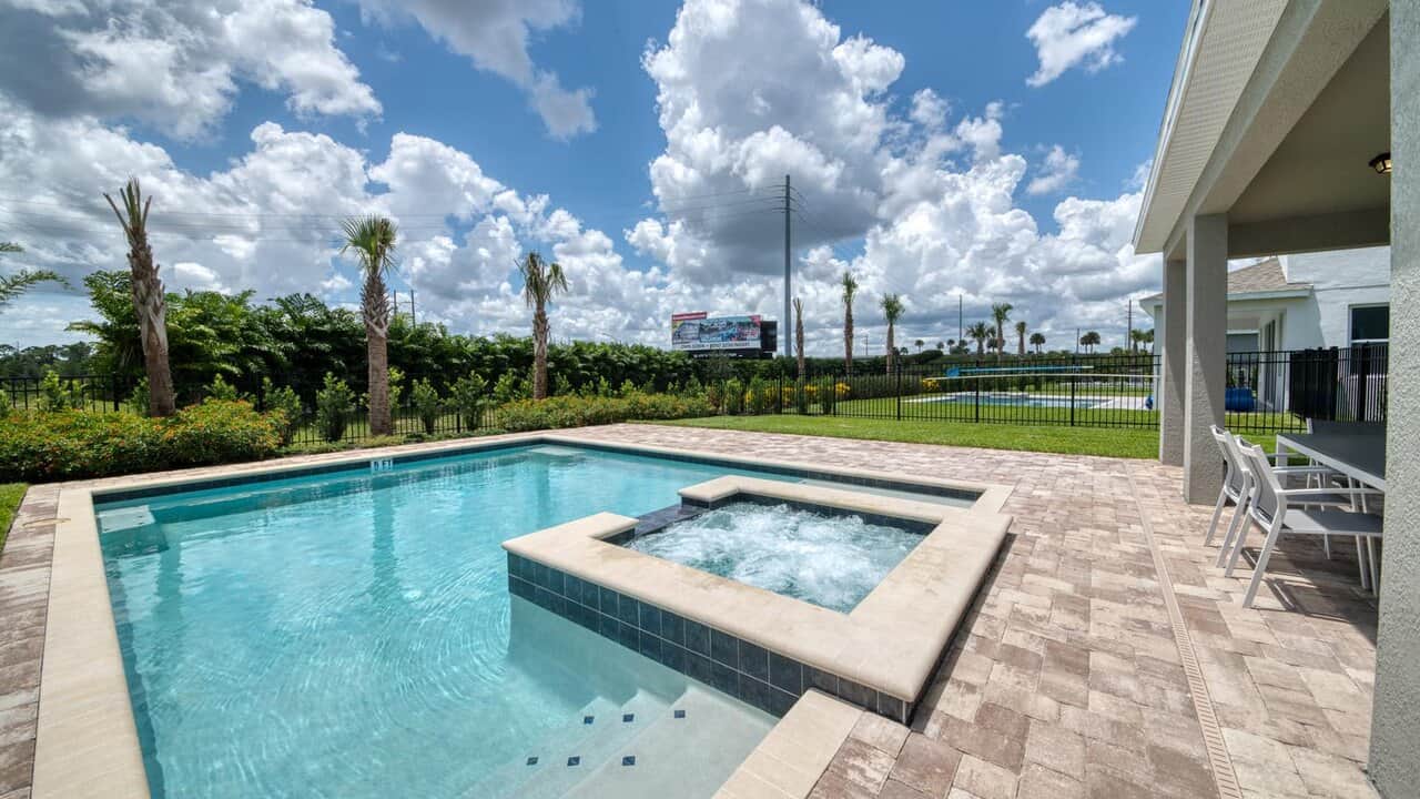 private pool and spa