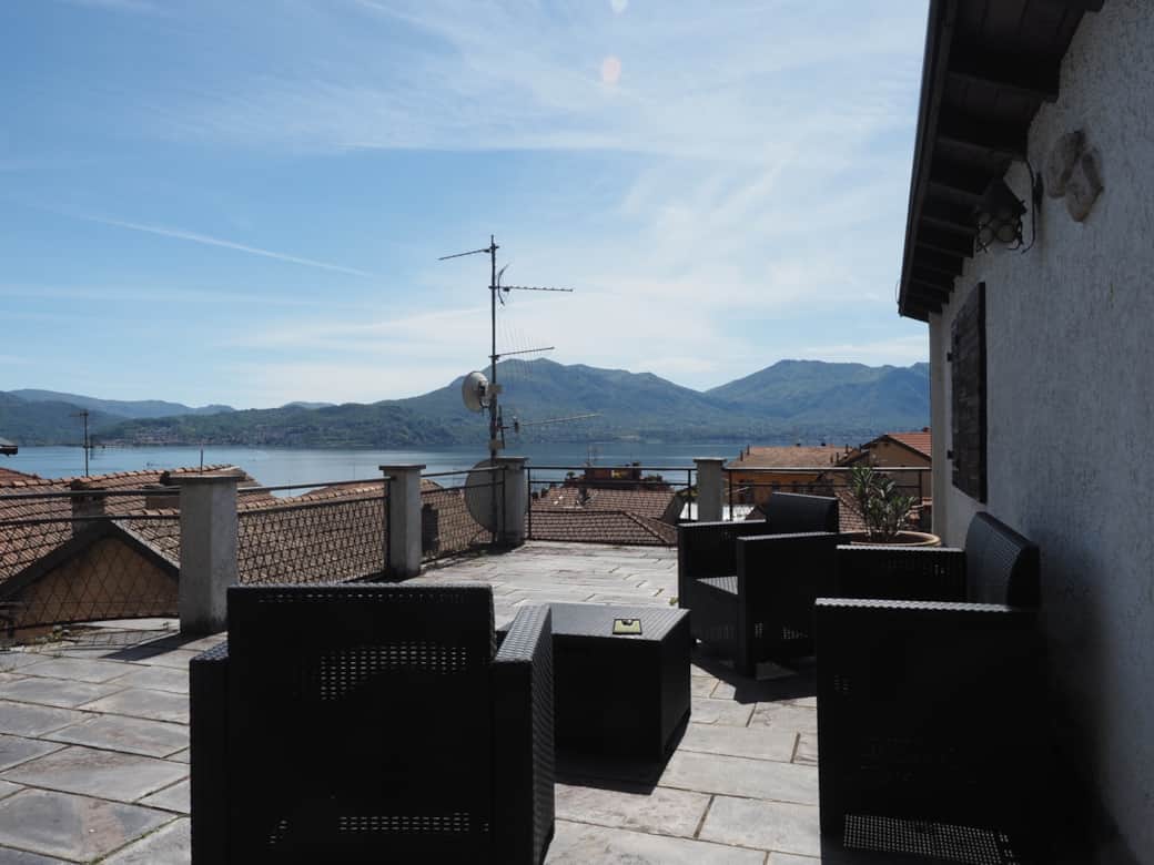 Terrasse Ferienwohnung Franziskas Place Cannero Riviera Lago Maggiore