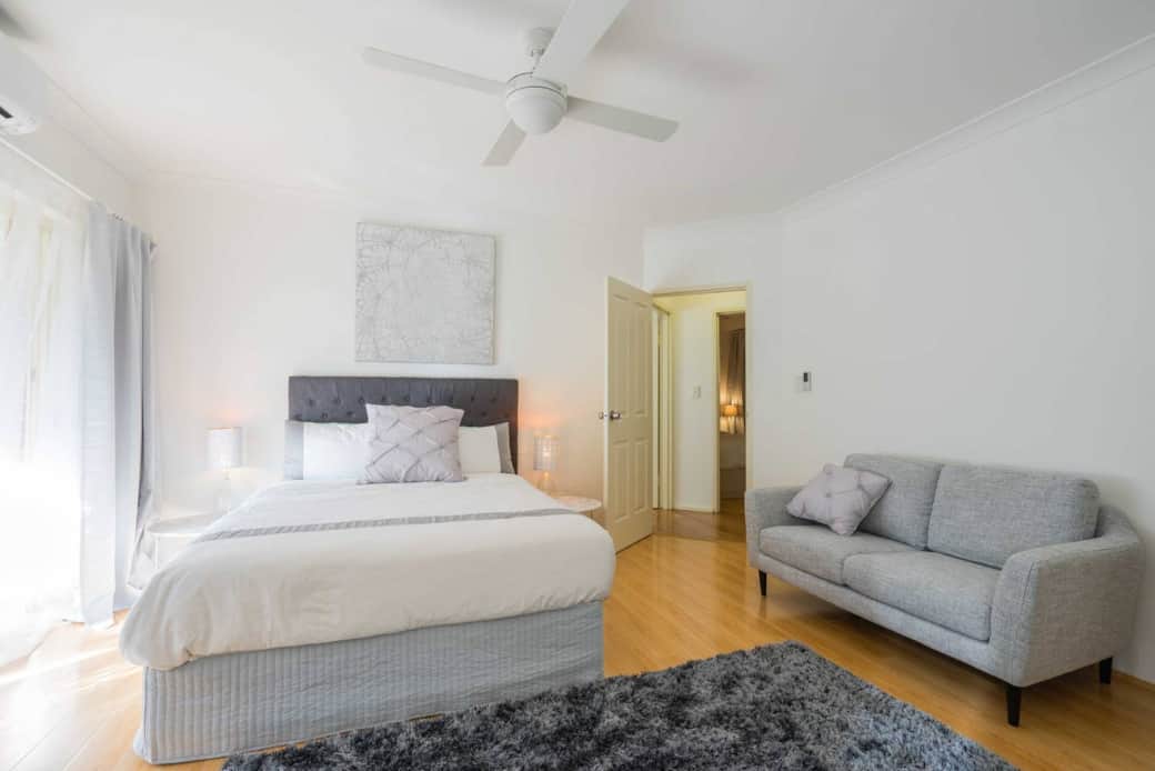 Bedroom 3 Brightly and breezy private space