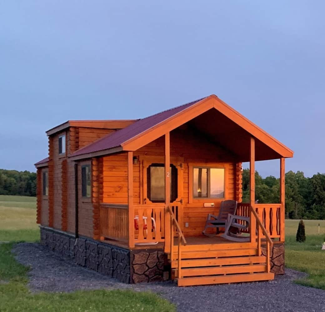 Front with sunset Front with sunset