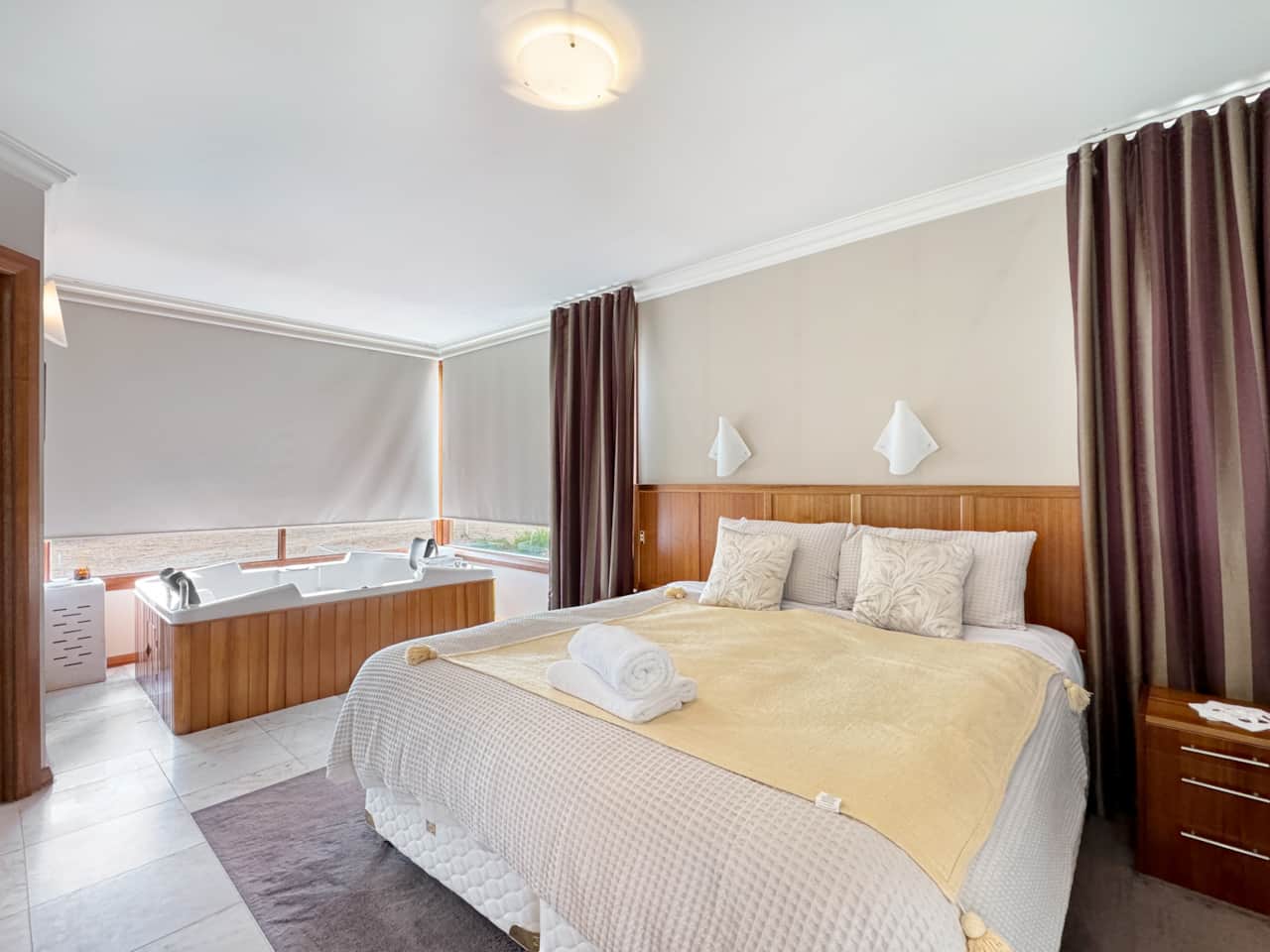 Indulge in the main bedroom's private spa for relaxation and tranquility.