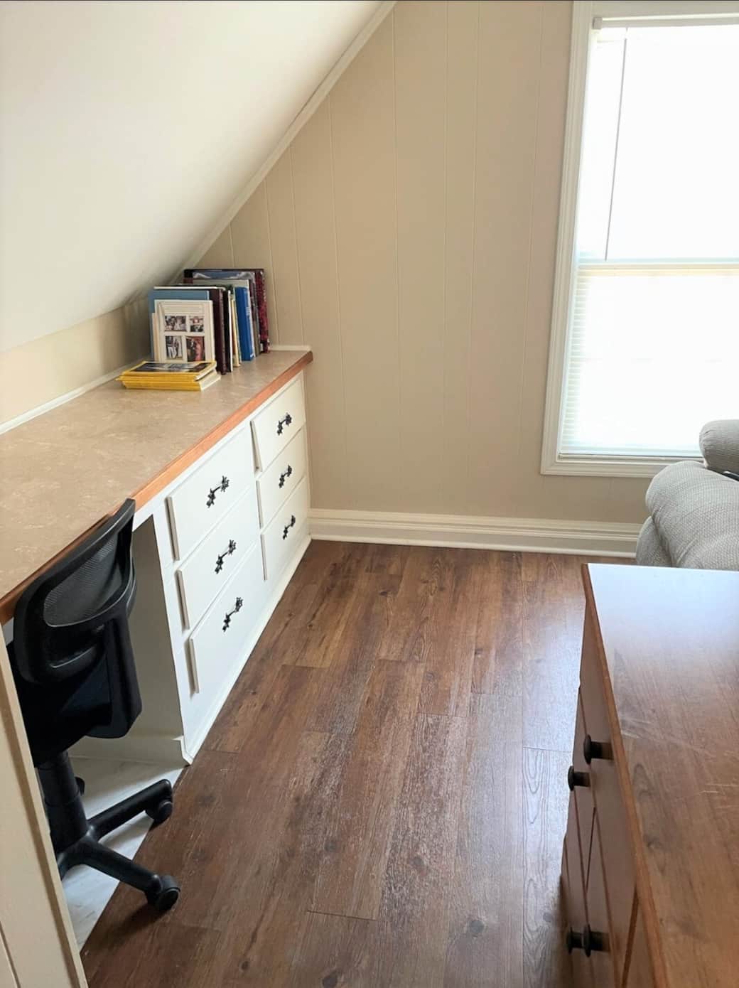 3rd BR with desk and reading corner