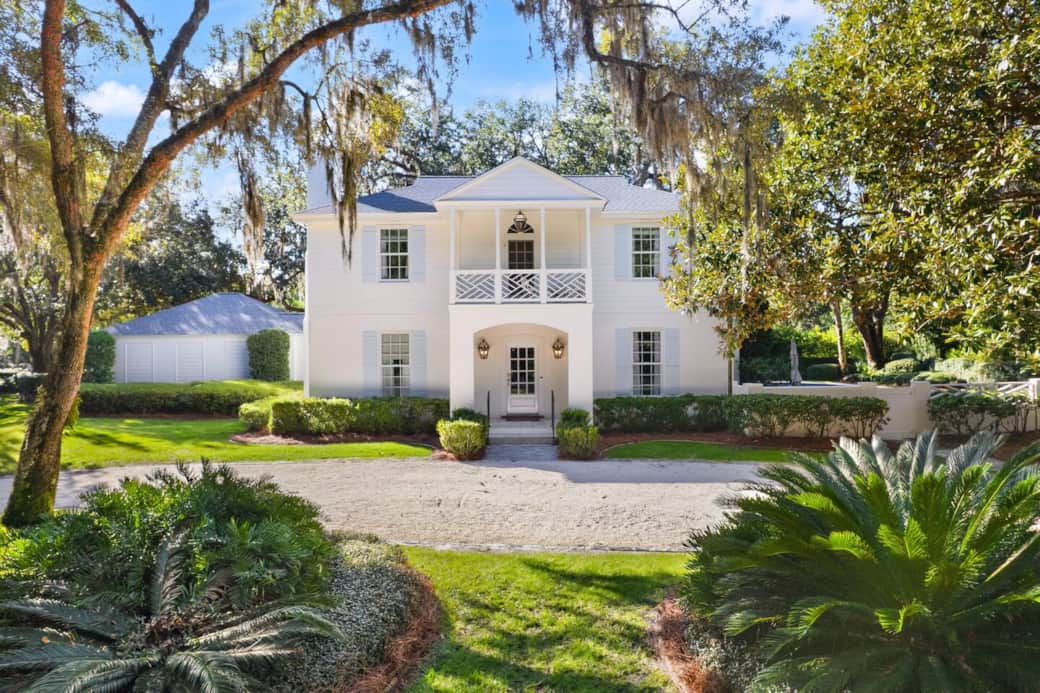 This beautiful home features classic Southern architecture, as a Frank McCall original