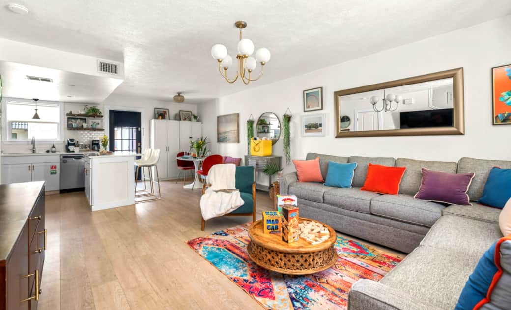 Open concept living Open concept living