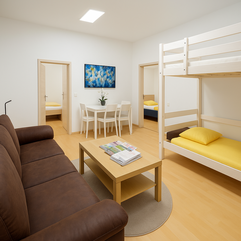 Apartment Leipzig Nord – 4 Pers., HBF nah