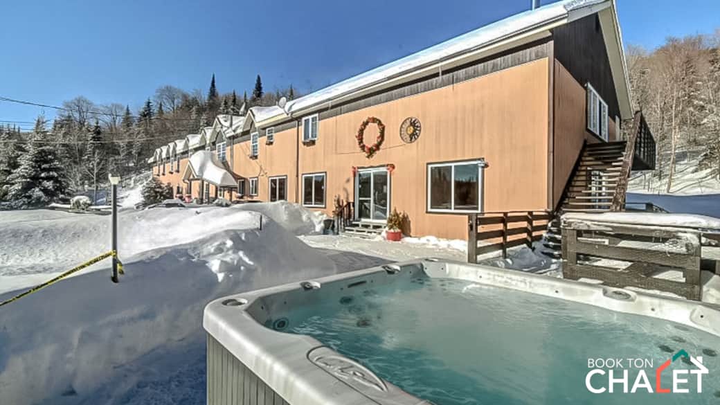 spa in winter