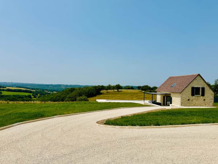 Le Belvédère du Quercy, la maison et son horizon