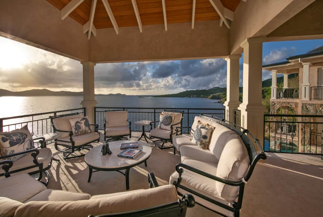 Main outdoor seating areas