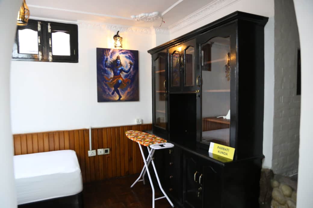 Welcome to Third Eye Loft — a serene retreat with Shiva and Parvati Rooms. Enjoy the peaceful beauty of Parvati Kunda, where natural waterfalls and sacred energy create a calm, soul-soothing escape.”