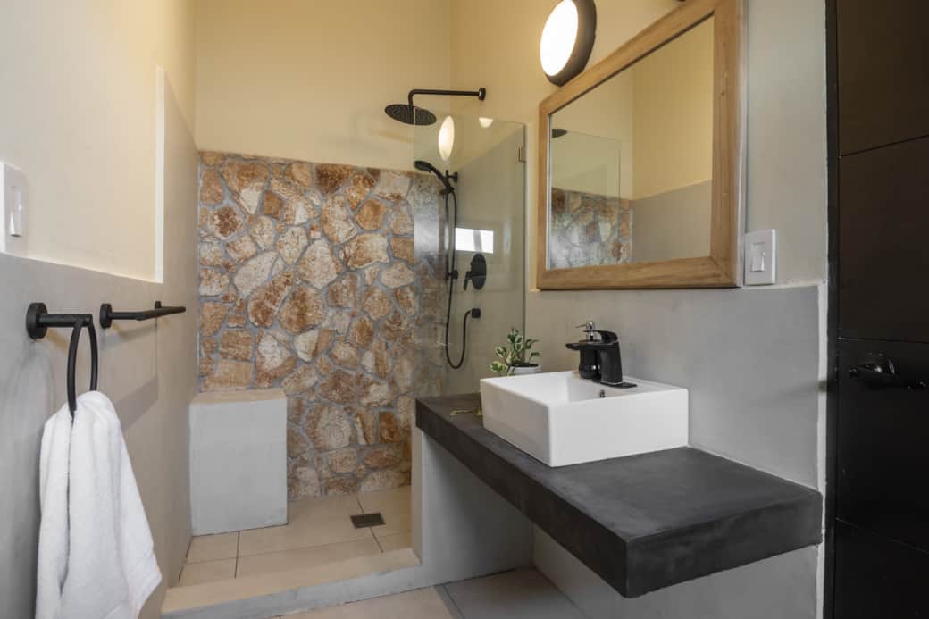 Bathroom ocean side