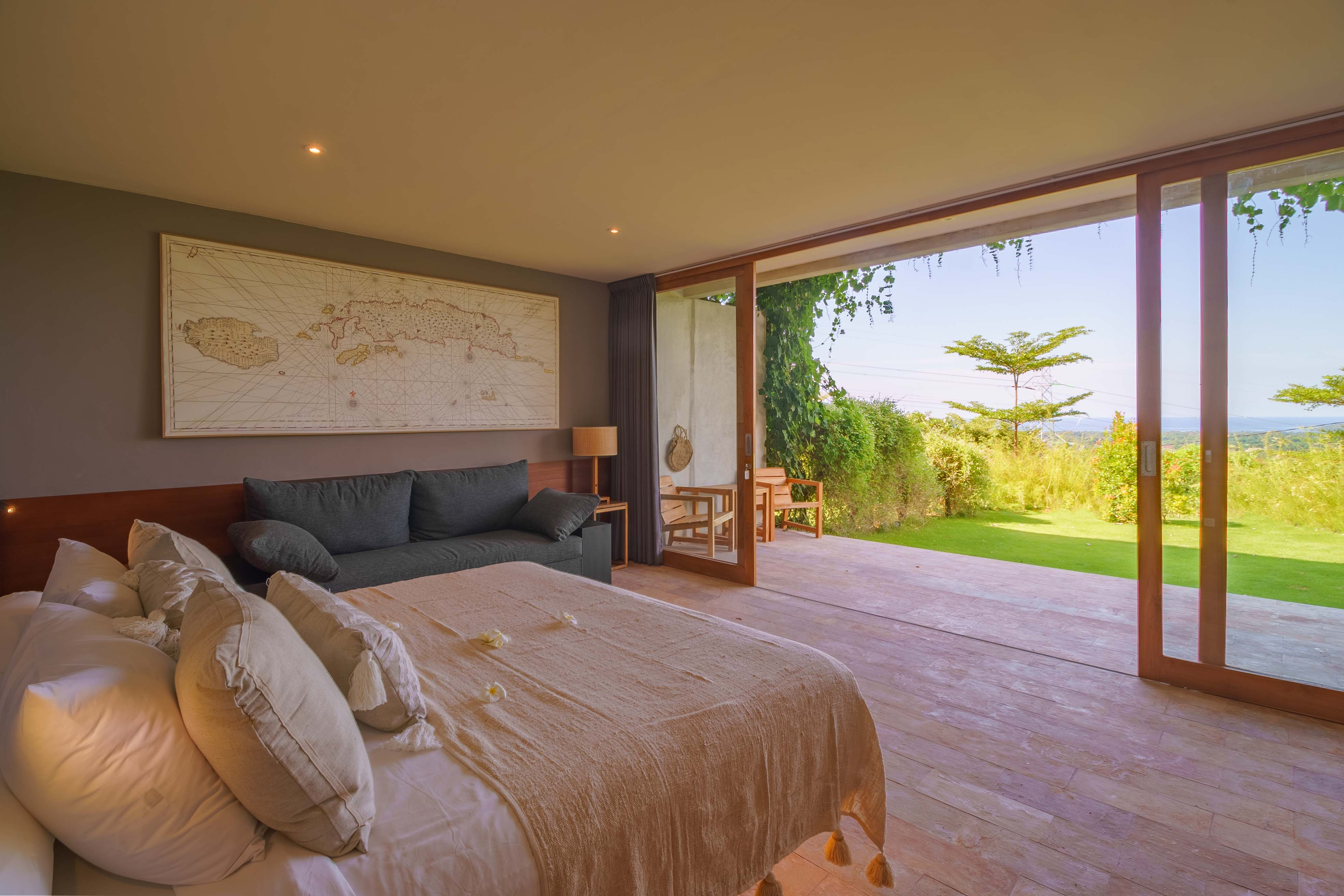 Modern interior of Madya Suite 5 with stylish furnishings