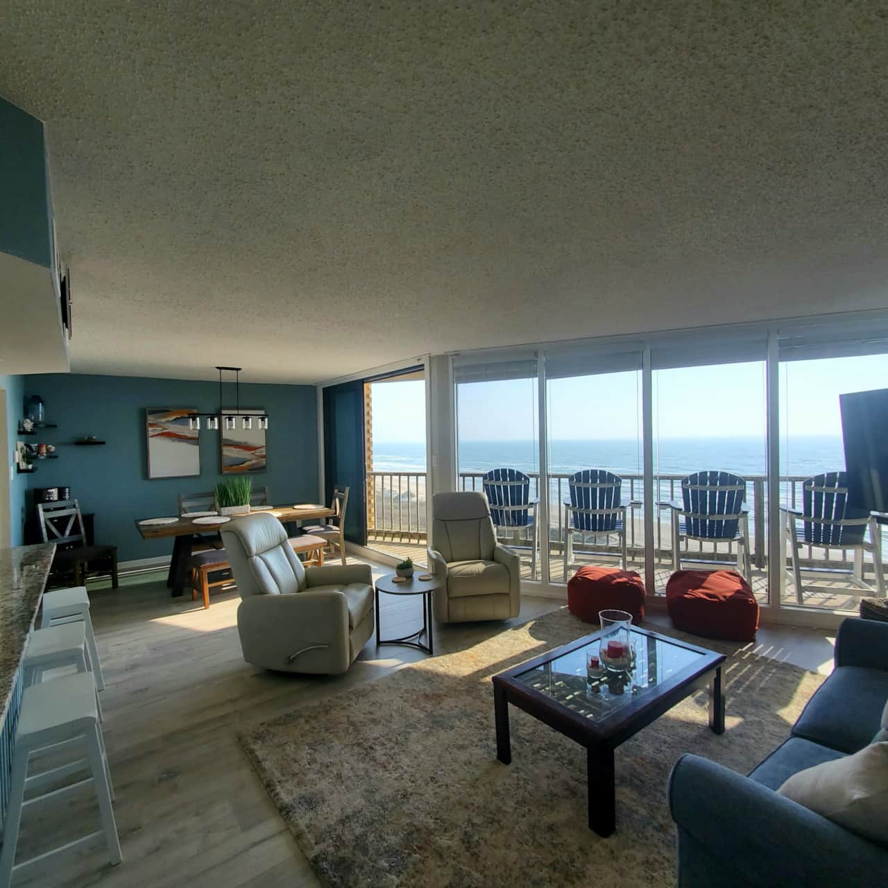 Open floor plan...fantastic views abound