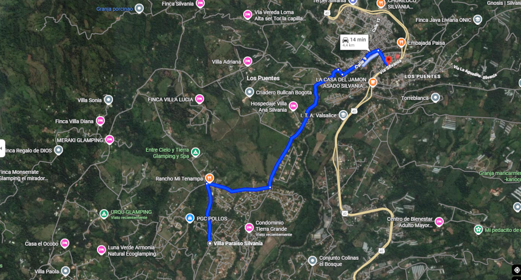 Map of the property location