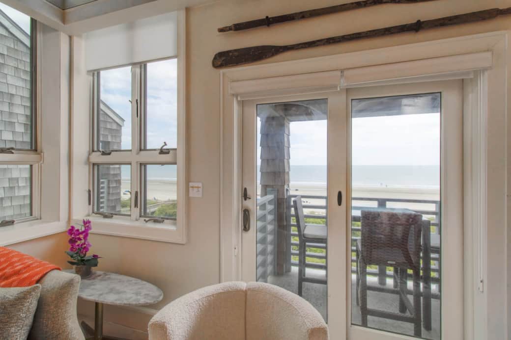 Covered Balcony with full Ocean View