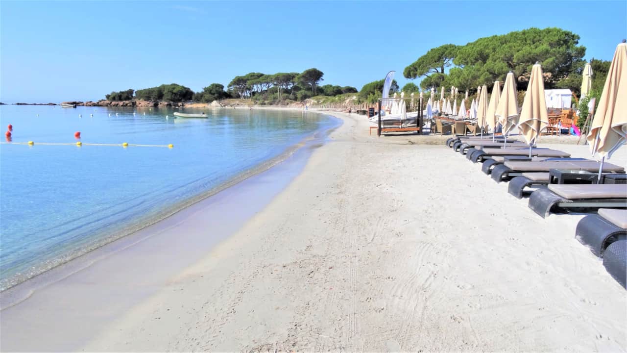La spiaggia di Palombaggia.