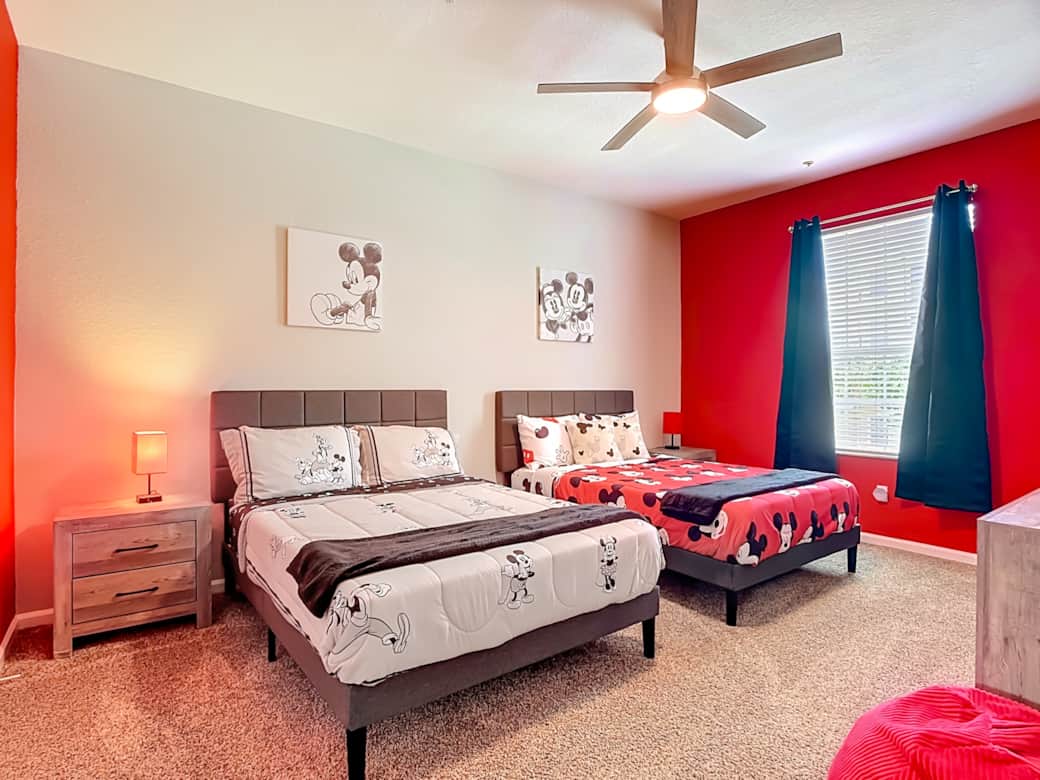Fun Mickey-themed bedroom kids will love