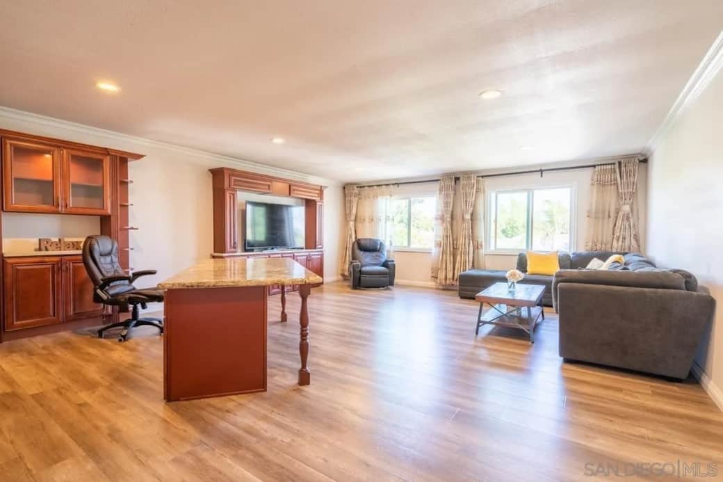 Office Area - Dedicated Working Space + Couch