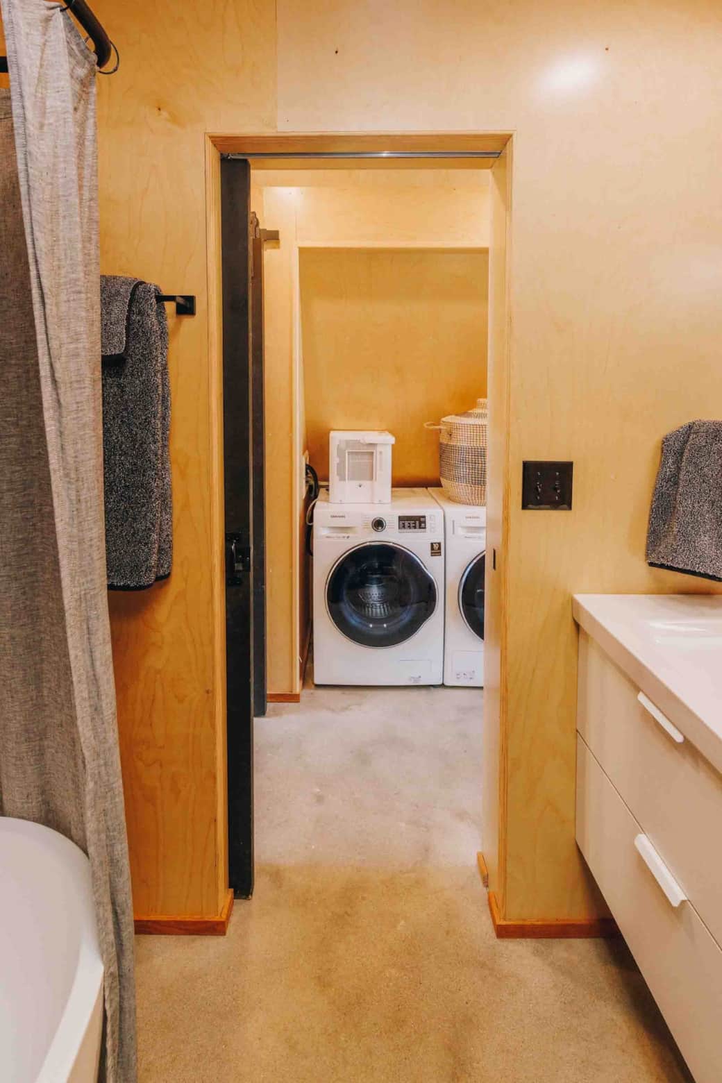 Washer and dryer available. The dryer is ventless so does take a little extra time to dry.