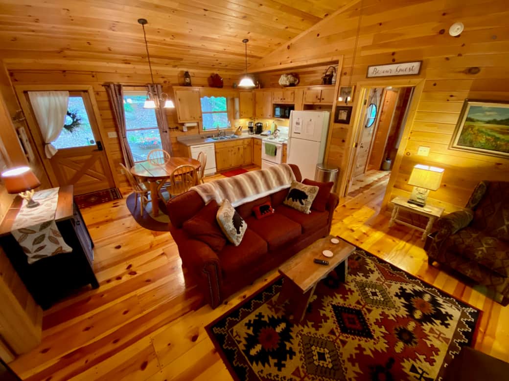 Open concept living space